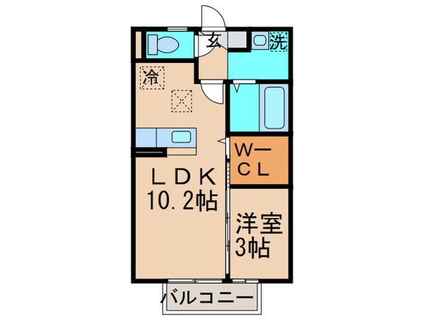 アンバ－ウッドの物件間取画像